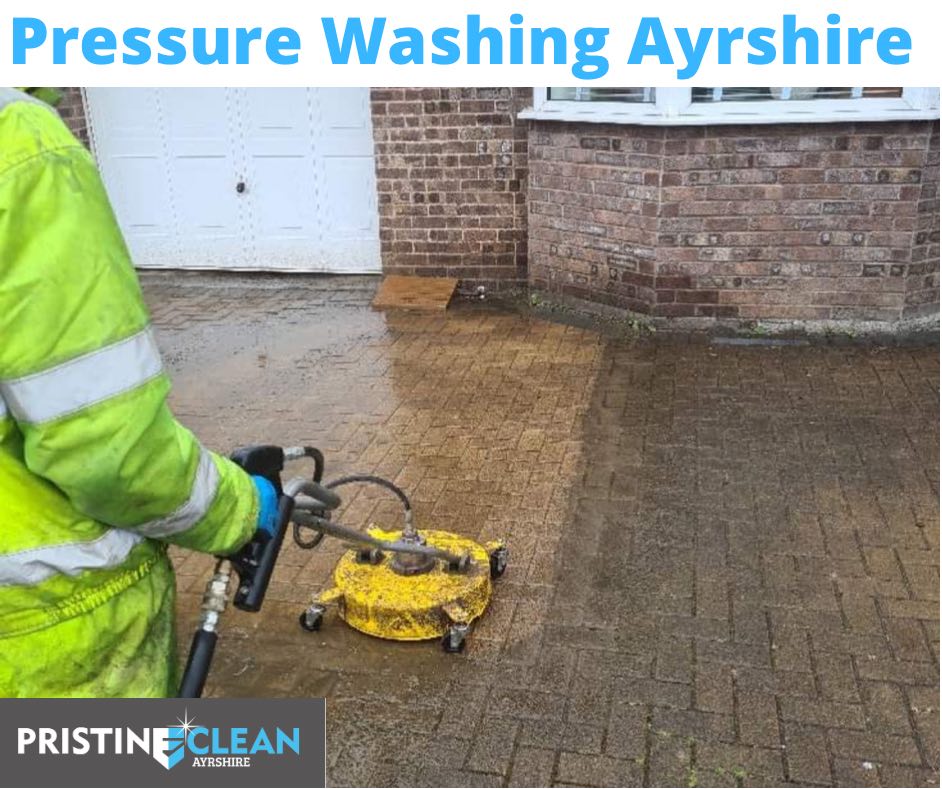 Profesionally pressure washing Ayrshire